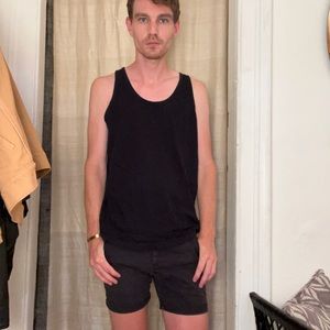 Black American Apparel tank